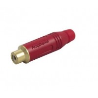 Amphenol | ACJR-RED CONECTOR RCA HEMBRA CABLE ROJO