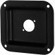 PENN ELCOM D0949K | Placa perforada para 1 conector color negro