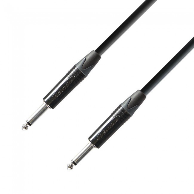 ADAM HALL K5IPP0300 | Cable de Instrumento Neutrik de Jack 6,3 mm mono a Jack 6,3 mm mono 3 m